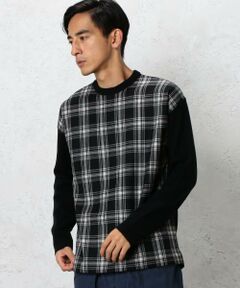 SC KINLOCH/CHECK COMB CN ニット