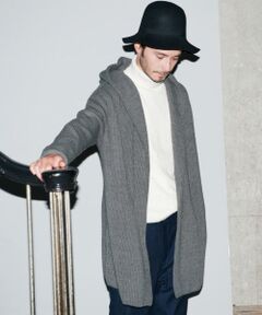 【WEB限定】 BC ★★A/W BULKY フード ロング カーディガン