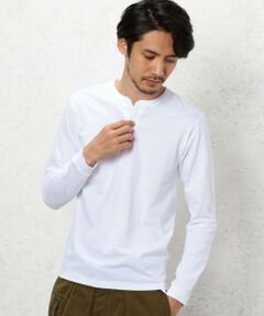 BC SLD HENLEY L/SL カットソー