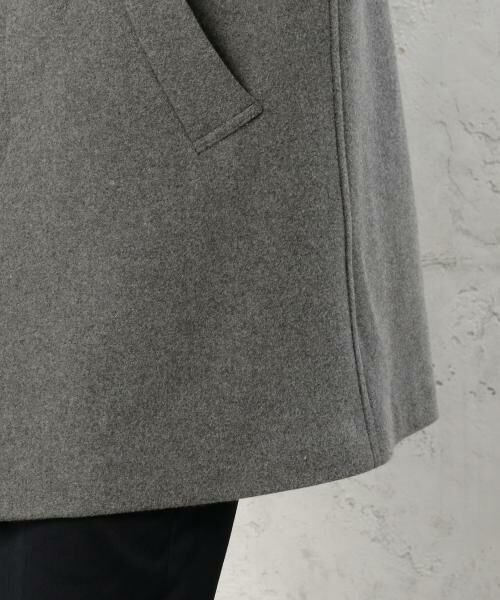 KT W/CLOTH スタンドカラー コート