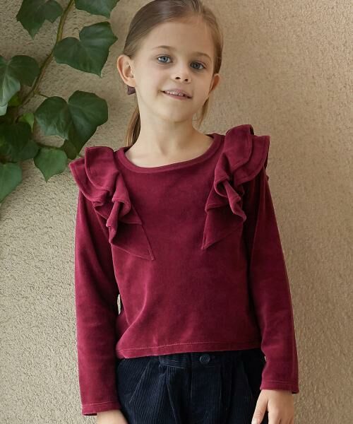 セール ベロアフリル プルオーバー ベビー キッズグッズ Green Label Relaxing グリーンレーベル リラクシング ファッション通販 タカシマヤファッションスクエア