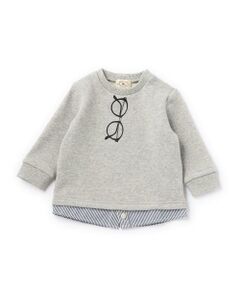 green label relaxing / グリーンレーベル リラクシング ベビー・キッズウエア | 【BABY】ウラケ フェイクメガネ プルオーバー