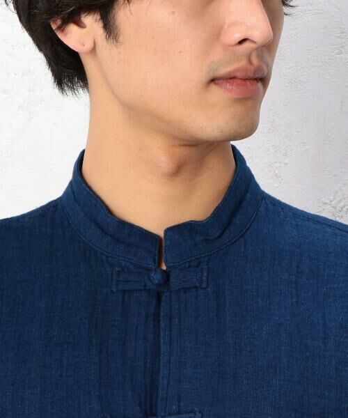 [ガイジンメイド] BC★GAIJIN MADE INDIGO D/GAUZE チャイナシャツ