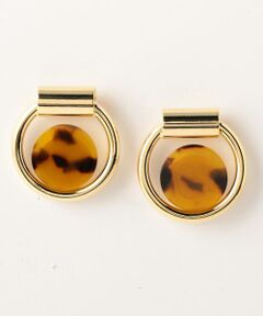 green label relaxing / グリーンレーベル リラクシング ピアス・イヤリング | KF メタルリングinマーブル/ピアス