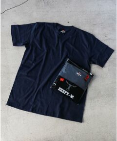 【WEB限定】 [ヘインズ] SC★★ Hanes BEEFY S/S 2P/PACK Tシャツ / パックT ＜2枚組＞