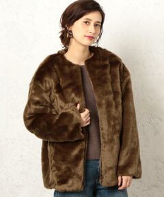 green label relaxing / グリーンレーベル リラクシング その他アウター | CF KIFFE FAKE FUR JKT