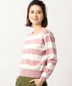 green label relaxing / グリーンレーベル リラクシング ニット・セーター | [手洗い可能]SC ワイドボーダー プルオーバーニット