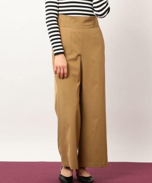 green label relaxing / グリーンレーベル リラクシング サロペット・オールインワン | FM サスペンダー ハイウエスト ワイドパンツ BE | 詳細11