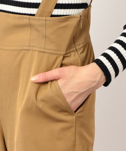 green label relaxing / グリーンレーベル リラクシング サロペット・オールインワン | FM サスペンダー ハイウエスト ワイドパンツ BE | 詳細6