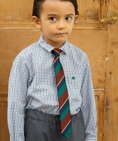 green label relaxing / グリーンレーベル リラクシング ベビー・キッズグッズ | GLRネクタイ レジメンタルストライプ/シズク