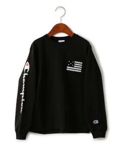 【ジュニア】別注CHAMPION(チャンピオン)サガラロングスリーブTシャツ