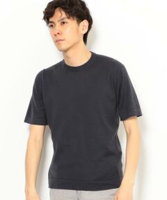 [ジョン スメドレー]★JOHN SMEDLEY S4071 半袖ニット Tシャツ 18S