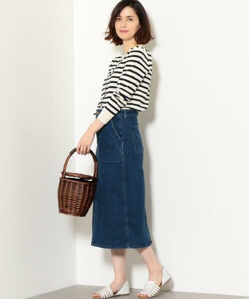 セール 別注 Lee リー Glr Sc ベイカー デニムスカート ミニ ひざ丈スカート Green Label Relaxing グリーンレーベル リラクシング ファッション通販 タカシマヤファッションスクエア