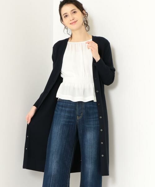 セール 手洗い可能 Kfc リブ スーパーロング カーディガン カーディガン ボレロ Green Label Relaxing グリーンレーベル リラクシング ファッション通販 タカシマヤファッションスクエア