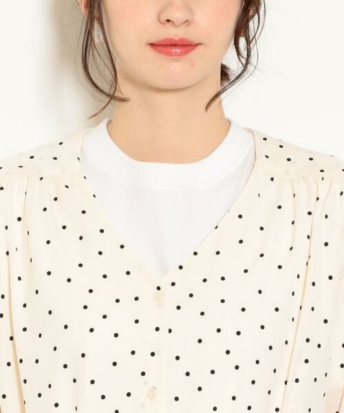 セール Nfc ランダムドット ロング 7分袖 ワンピース ロング マキシ丈ワンピース Green Label Relaxing グリーンレーベル リラクシング ファッション通販 タカシマヤファッションスクエア