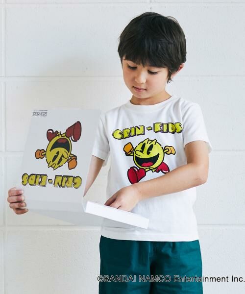 PAC-MAN（パックマン）GRIN KIDS Tシャツ