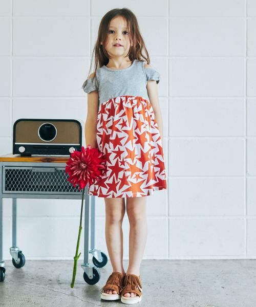 セール Glr オフショルダーワンピース ベビー キッズウエア Green Label Relaxing グリーンレーベル リラクシング ファッション通販 タカシマヤファッションスクエア