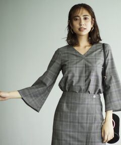 green label relaxing / グリーンレーベル リラクシング シャツ・ブラウス | [カチリラ] D ソデフレアタック ブラウス