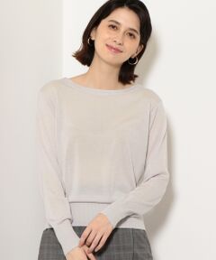 green label relaxing / グリーンレーベル リラクシング ニット・セーター | D W/シルク ボートネック ニット