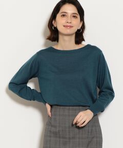 green label relaxing / グリーンレーベル リラクシング ニット・セーター | D W/シルク ボートネック ニット