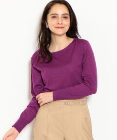 green label relaxing / グリーンレーベル リラクシング ニット・セーター | D W/シルク ボートネック ニット