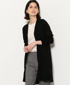 green label relaxing / グリーンレーベル リラクシング カーディガン・ボレロ | D W/シルク ロング カーディガン