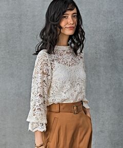 green label relaxing / グリーンレーベル リラクシング シャツ・ブラウス | KFC スタンド レース ブラウス