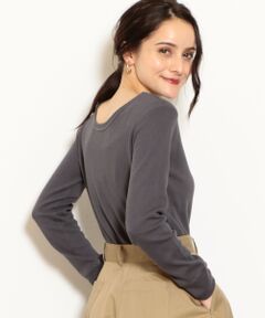 green label relaxing / グリーンレーベル リラクシング カットソー | NFC ハニカムワッフル クルーネック プルオーバーカットソー