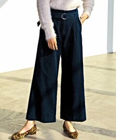 green label relaxing / グリーンレーベル リラクシング その他パンツ | ◆NFC ウォッシュ コーデュロイ ワイド パンツ