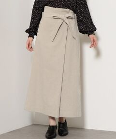 green label relaxing / グリーンレーベル リラクシング ミニ・ひざ丈スカート | ◆NFC AIR ウォッシュ コーデュロイ スカート