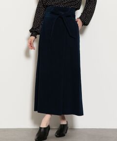 green label relaxing / グリーンレーベル リラクシング ミニ・ひざ丈スカート | ◆NFC AIR ウォッシュ コーデュロイ スカート