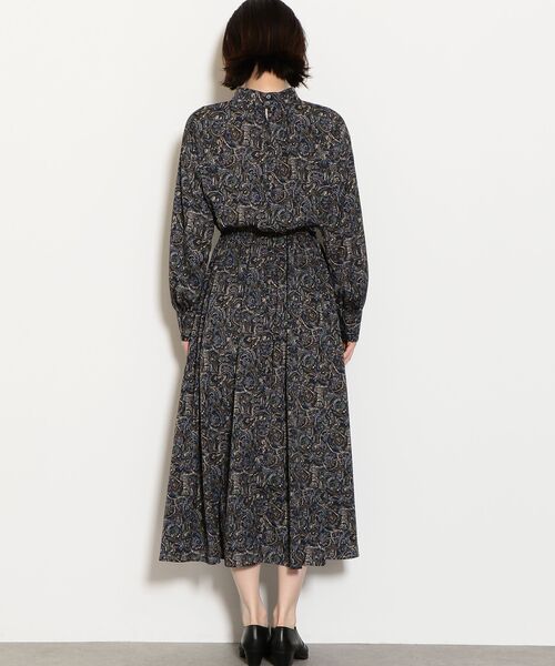 セール Nfc ペイズリー ハイネック ギャザー ワンピース ミニ丈 ひざ丈ワンピース Green Label Relaxing グリーンレーベル リラクシング ファッション通販 タカシマヤファッションスクエア