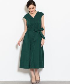 green label relaxing / グリーンレーベル リラクシング ミニ丈・ひざ丈ワンピース | KFC テントライン ロング ワンピース