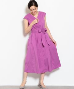 green label relaxing / グリーンレーベル リラクシング ミニ丈・ひざ丈ワンピース | KFC テントライン ロング ワンピース