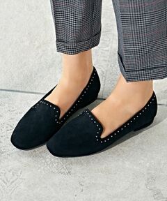 green label relaxing / グリーンレーベル リラクシング フラットシューズ | ◆NFC スタッズオペラフラットシューズ(1.5cmヒール)