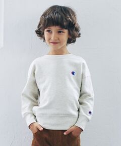 【キッズ】〔別注〕CHAMPION（チャンピオン） スウェットプルオーバー