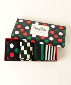 【WEB限定】 [ハッピーソックス]  Happy Socks HOLIDAY 4P BOX / 靴下 / セット