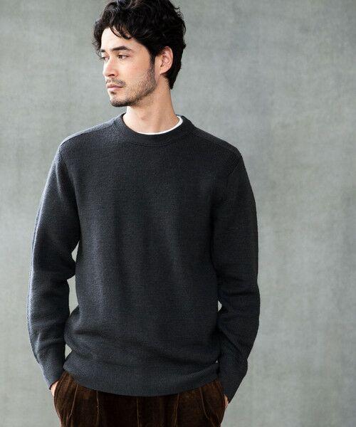 セール Sc アゼ リブ クルーネック ニット ニット セーター Green Label Relaxing グリーンレーベル リラクシング ファッション通販 タカシマヤファッションスクエア