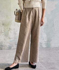 green label relaxing / グリーンレーベル リラクシング その他パンツ | NFC スエードライク スリット パンツ