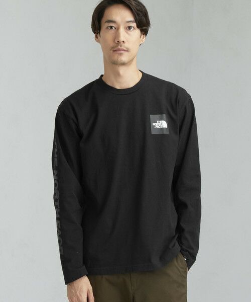 green label relaxing / グリーンレーベル リラクシング Tシャツ | [ザ・ノースフェイス] UO THE NORTH FACE スクエア ロゴ 長袖カットソー / ロンT | 詳細13