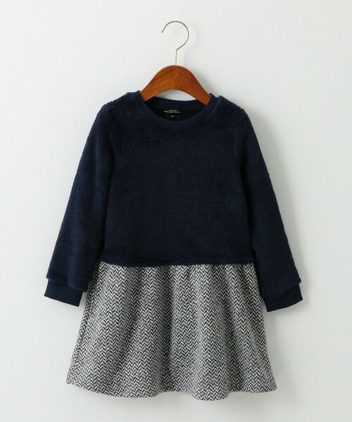 セール キッズ ボア切り替えワンピース ロング マキシ丈ワンピース Green Label Relaxing グリーンレーベル リラクシング ファッション通販 タカシマヤファッションスクエア