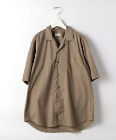 [ サルヴァトーレ ピッコロ ] S / Piccolo ポプリン オープンカラー 半袖 シャツ