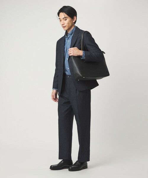 green label relaxing / グリーンレーベル リラクシング トートバッグ | シボ レザーライク ジップ トート バッグ | 詳細5