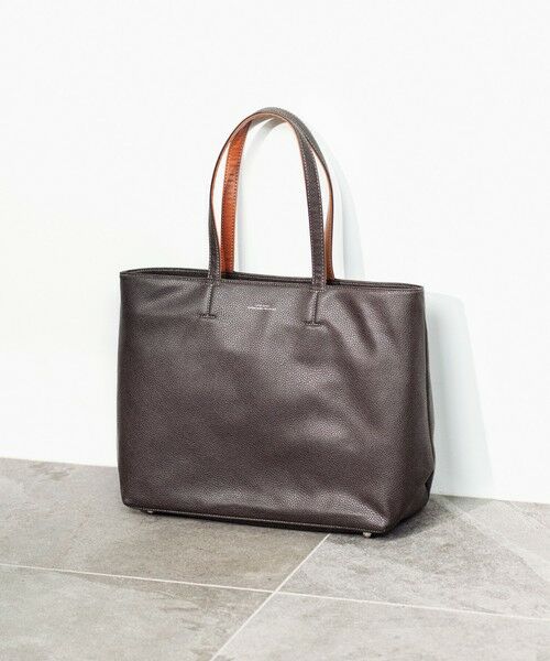 green label relaxing / グリーンレーベル リラクシング トートバッグ | シボ レザーライク ジップ トート バッグ | 詳細15