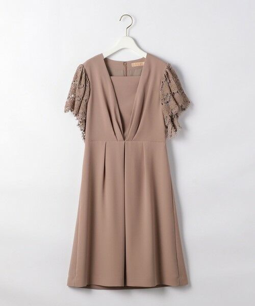 セール D Gb Dk レース パフスリーブ ワンピース ミニ丈 ひざ丈ワンピース Green Label Relaxing グリーンレーベル リラクシング ファッション通販 タカシマヤファッションスクエア