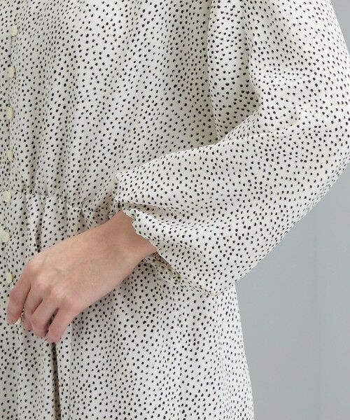 セール Ffc シャドー ドット セミフレア ワンピース ロング マキシ丈ワンピース Green Label Relaxing グリーンレーベル リラクシング ファッション通販 タカシマヤファッションスクエア