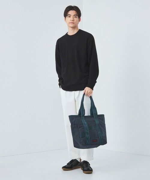ブリーフィング×green label relaxingW バケットトートバッグ 別注】＜BRIEFING×green label relaxing＞ W バケット トート