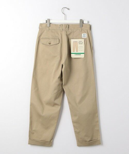 green label relaxing / グリーンレーベル リラクシング チノ・ワークパンツ | 【別注】【WEB限定】＜3/2 WORKS＞GLR 2プリーツ チノパンツ | 詳細17