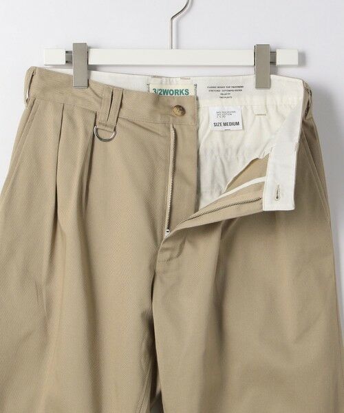 green label relaxing / グリーンレーベル リラクシング チノ・ワークパンツ | 【別注】【WEB限定】＜3/2 WORKS＞GLR 2プリーツ チノパンツ | 詳細18