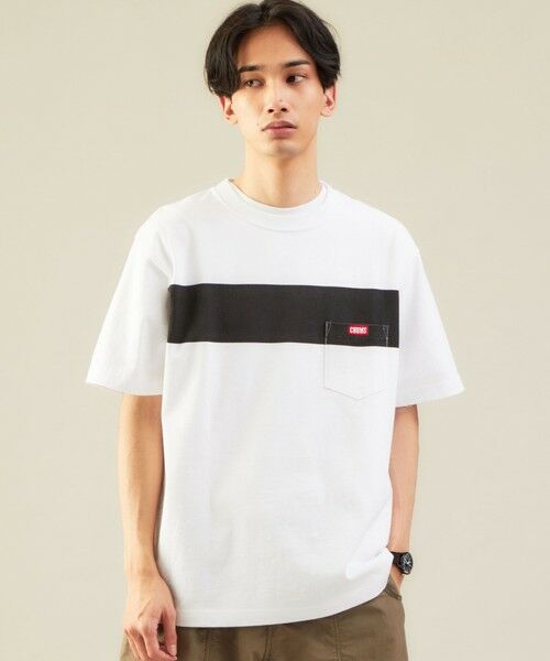 セール 別注 チャムス Chums Glr ライン ポケット Tシャツ ポケt カットソー Tシャツ Green Label Relaxing グリーンレーベル リラクシング ファッション通販 タカシマヤファッションスクエア